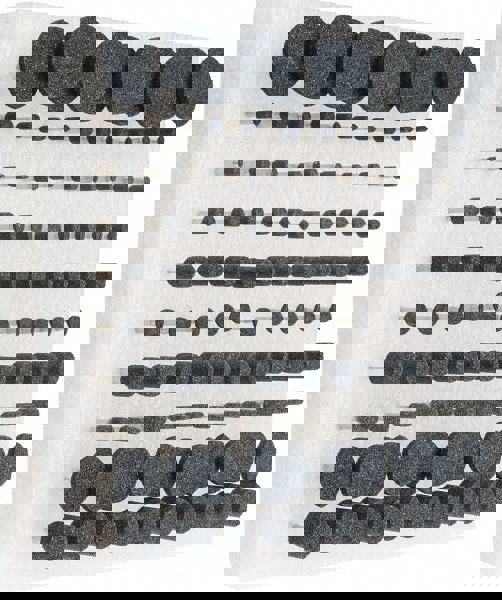 100 Piece Aluminum Oxide Vitrified Mounted Stone Abrasive Point Set